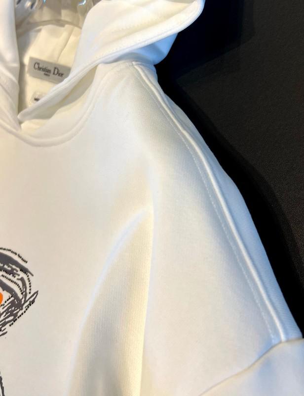 Худи Christian Dior Frontside Yellow Dior Logotype "White" фото № 3