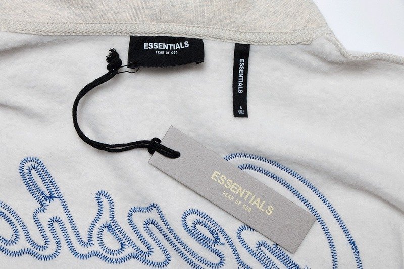 Худи Fear Of God With An Inscription On The Back And A Logo "White" фото № 7