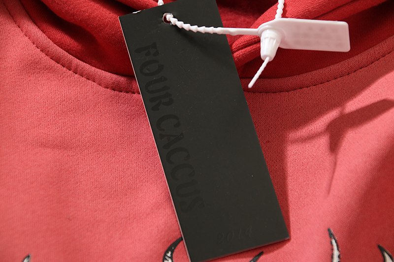 Худи Four Caccus Records "Red" фото № 9