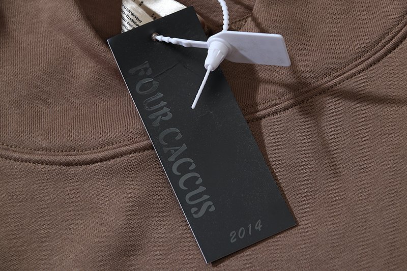 Худи Four Caccus With Patch CAP "Brown" фото № 5