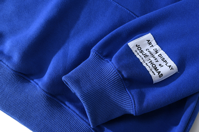 Худи Gallery Dept Patch On The Sleeve "Blue" фото № 2