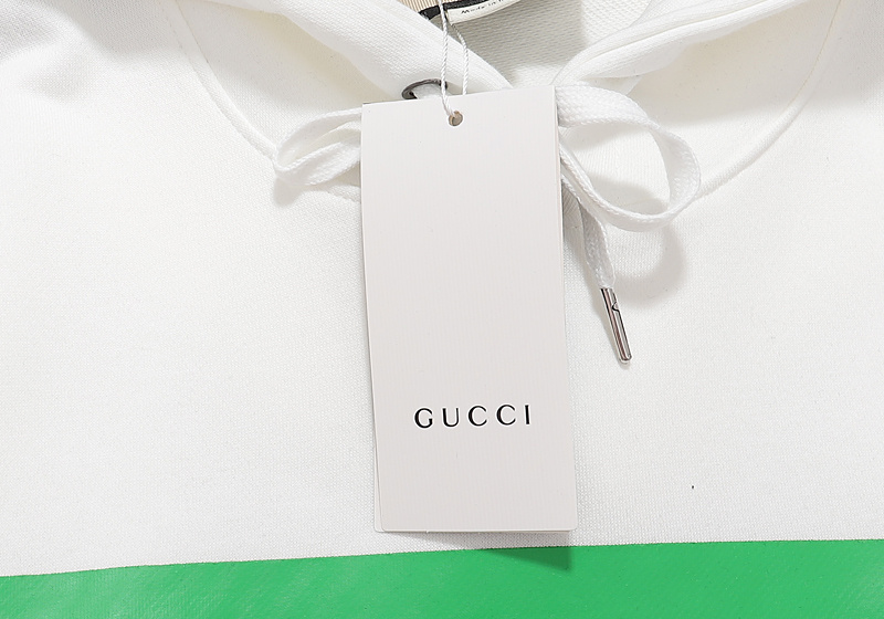 Худи Gucci Stripes With The Brand Logo "White" фото № 4
