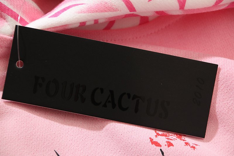 Худи Hellstar X Four Caccus With Logo "Pink" фото № 8