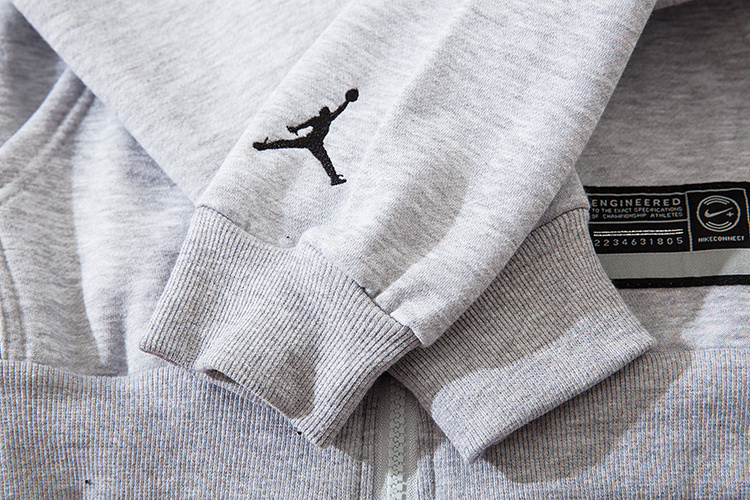 Худи Jordan Basketball Players Logo ZIP "Gray" фото № 8