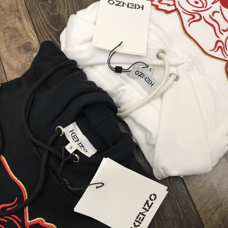 Худи Kenzo With A Bright Brand Logo "Black" фото № 5