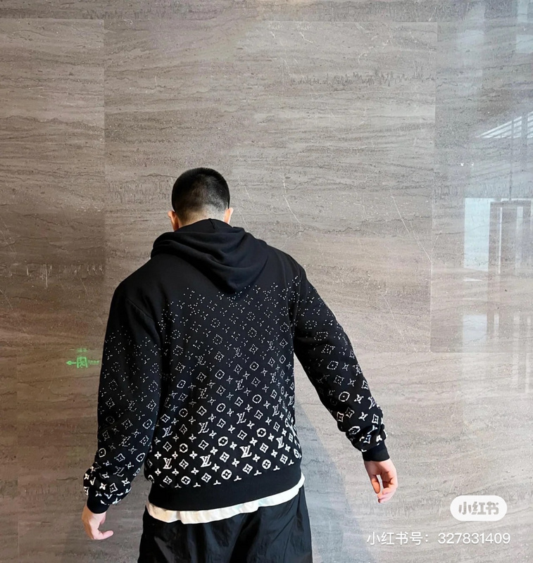 Худи Louis Vuitton Logos "Black" фото № 9
