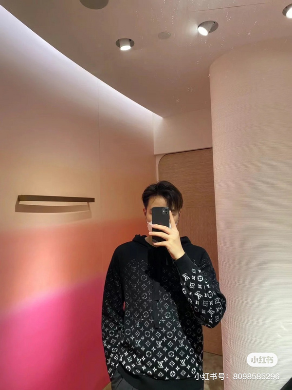 Худи Louis Vuitton Logos "Black" фото № 8