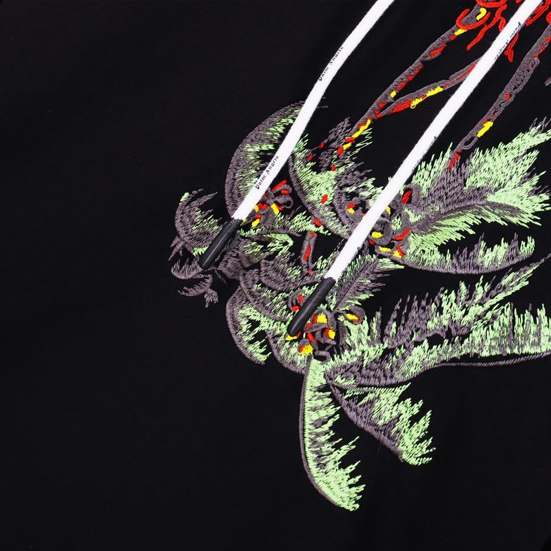 Худи Palm Angels Inverted Palm Tree "Black" фото № 4