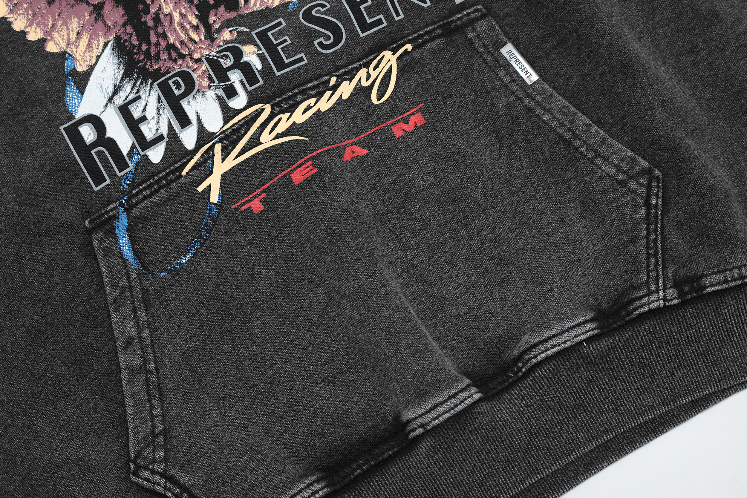 Худи Represent Eagle Racing Team "Gray" фото № 6