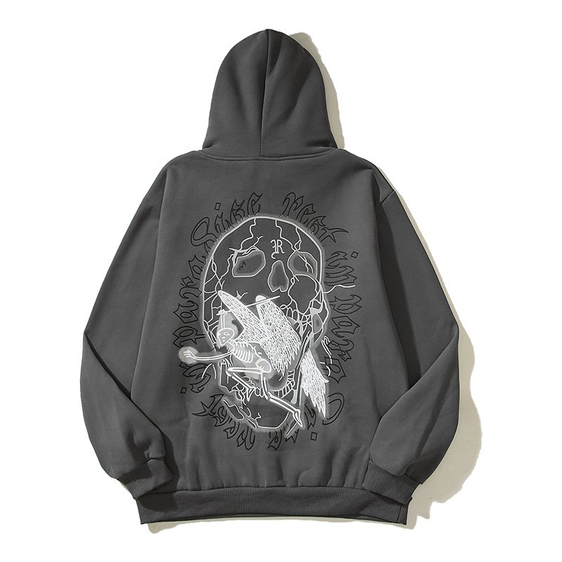 Худи Revenge X Four Caccus Death Eater "Gray" фото № 2