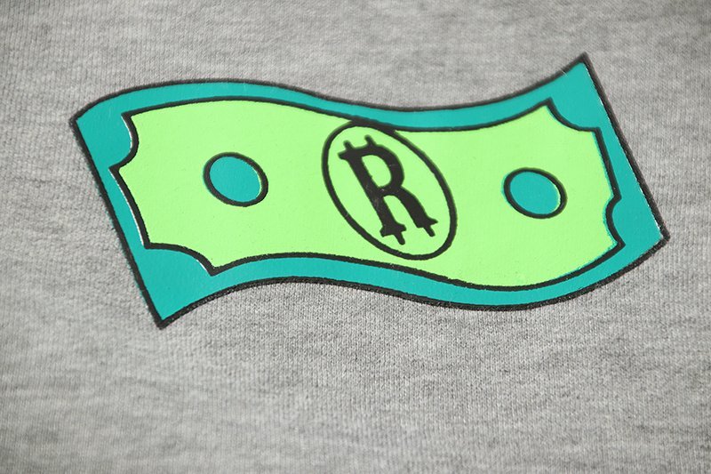 Худи Rhude X Four Caccus Print - Gambling "Gray" фото № 2