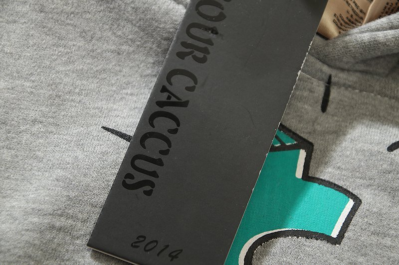 Худи Rhude X Four Caccus Print - Gambling "Gray" фото № 7