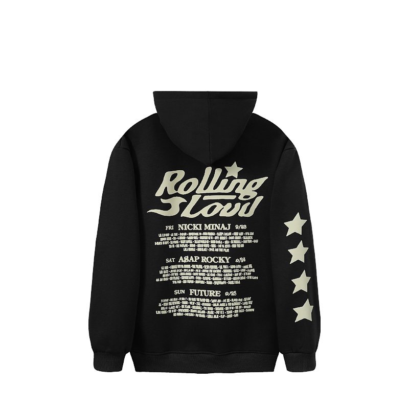 Худи Rolling Loud Stars "Black" фото № 2