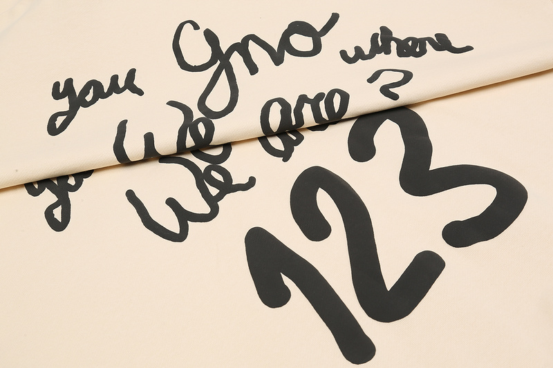 Худи Rrr123 With An Unusual Print "Beige" фото № 2