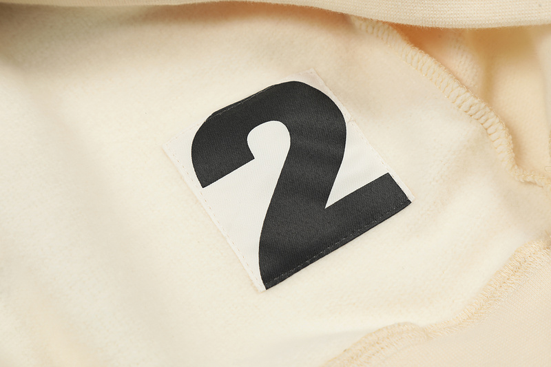 Худи Rrr123 With An Unusual Print "Beige" фото № 9