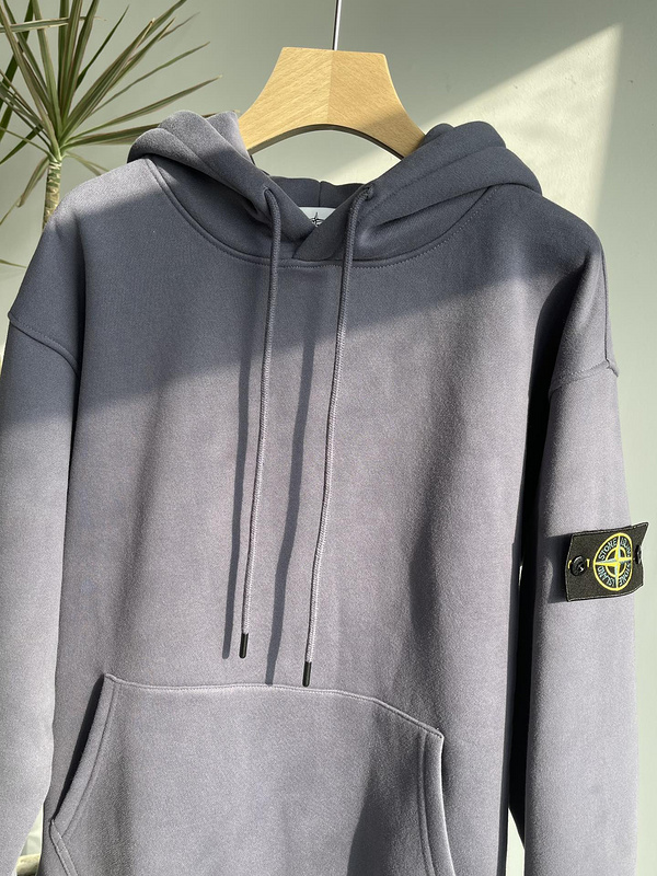 Худи Stone Island With An Introductory Patch "Gray/Blue" фото № 8