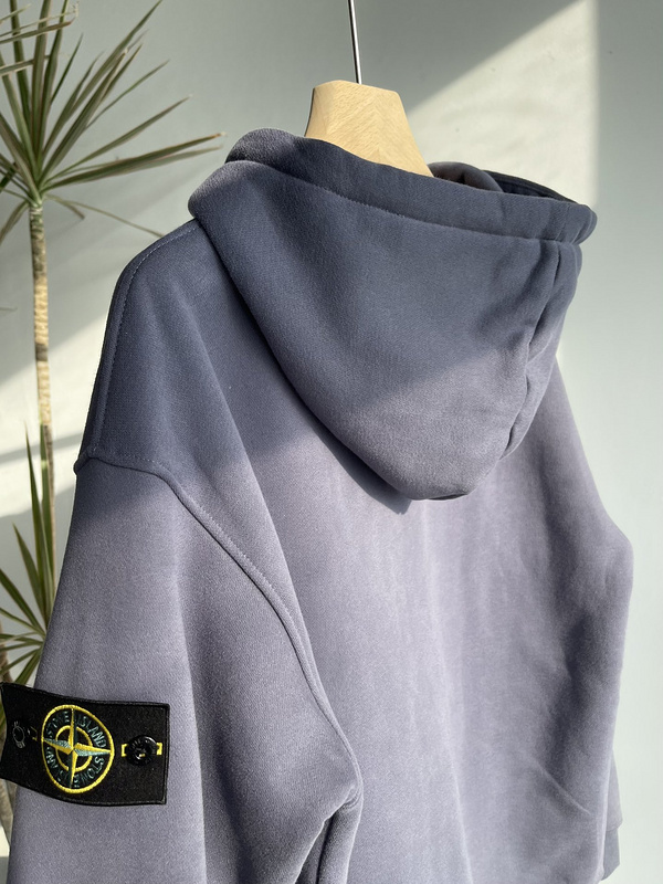 Худи Stone Island With An Introductory Patch "Gray/Blue" фото № 6