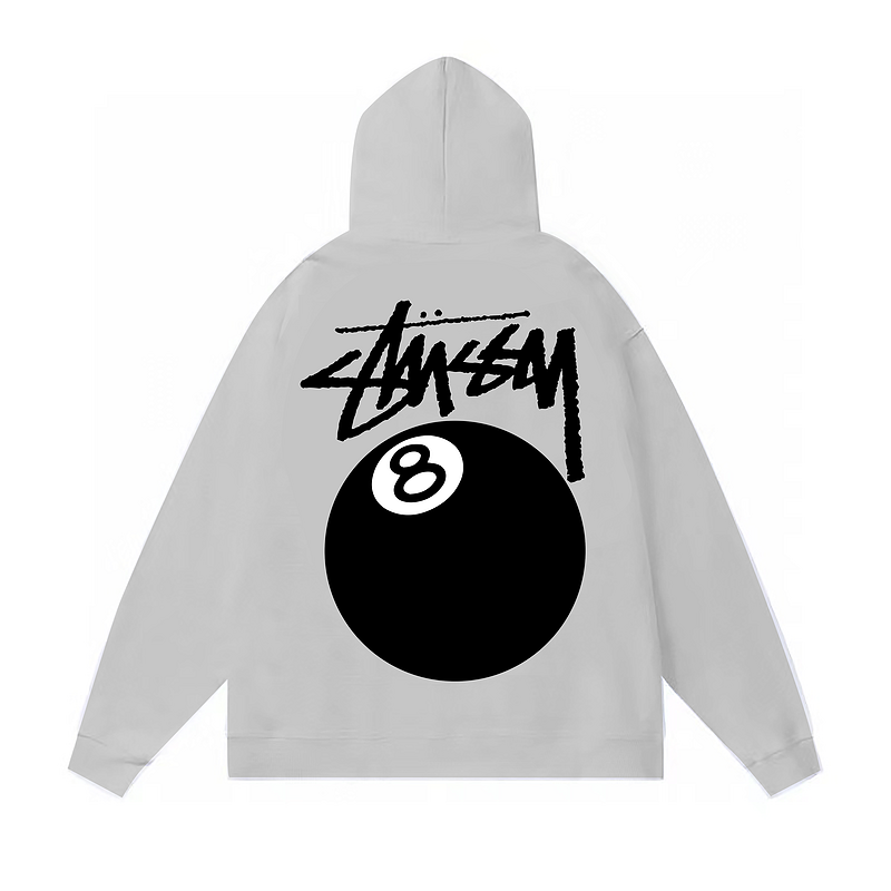 Худи Stussy Billiard Ball Print "Gray" фото № 2