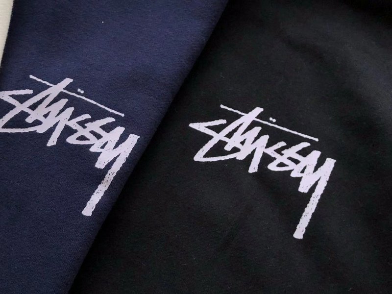 Футболка Stussy Wolf In Suit With Playing Cards "Blue" фото № 3