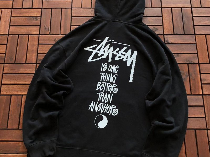 Худи Stussy Inscription Is One Thing Better Than Another "Black" фото № 2