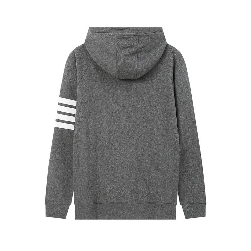 Худи Thom Browne With Stripes ZIP "Gray" фото № 7