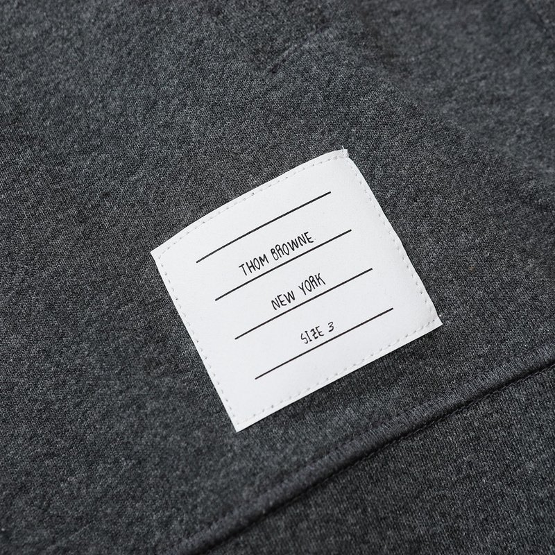 Худи Thom Browne With Stripes ZIP "Gray" фото № 3