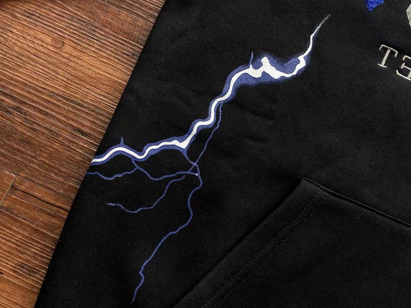 Худи Trapstar Wide Multicolor Embroidered Logo "Black" фото № 7