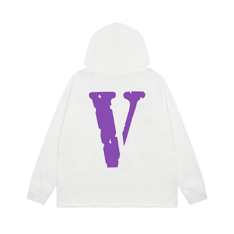 Худи Vlone Purple Text Friends "White" фото № 2