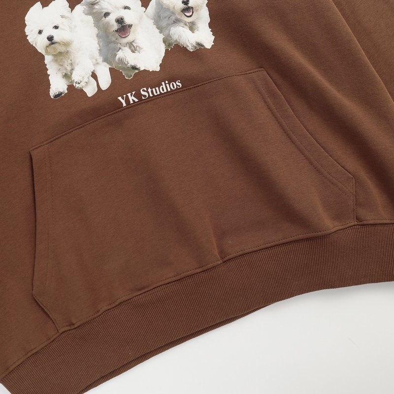 Худи Wai Kei Maltese Archive "Brown" фото № 6