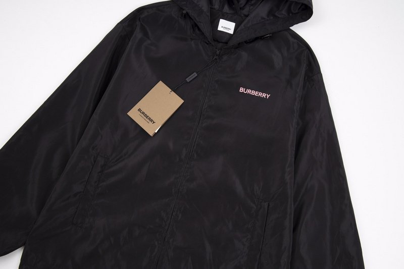 Ветровка Burberry With Pink Logo "Black" фото № 4