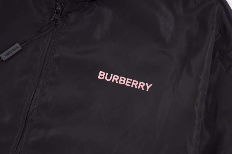 Ветровка Burberry With Pink Logo "Black" фото № 5