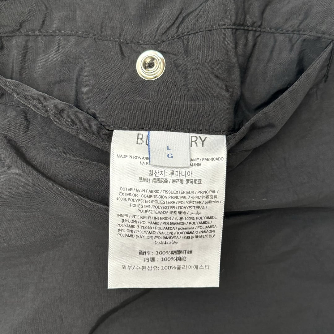 Двусторонняя куртка Burberry Midnight Check "Black" фото № 3