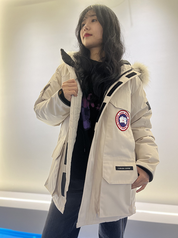 Парка Canada Goose Fur Hood "White" фото № 3