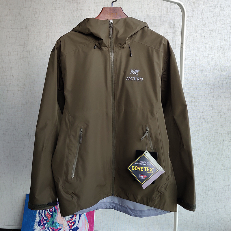 Ветровка Arcteryx Gore-Tex Solid Color "Brown" фото № 2