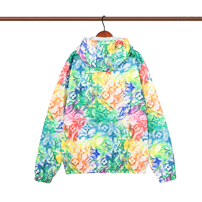 Куртка Louis Vuitton Multicolor "White/Green/Blue" фото № 2