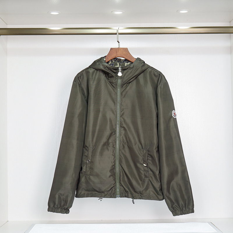 Ветровка Moncler Brand Emblem "Gray" фото № 4