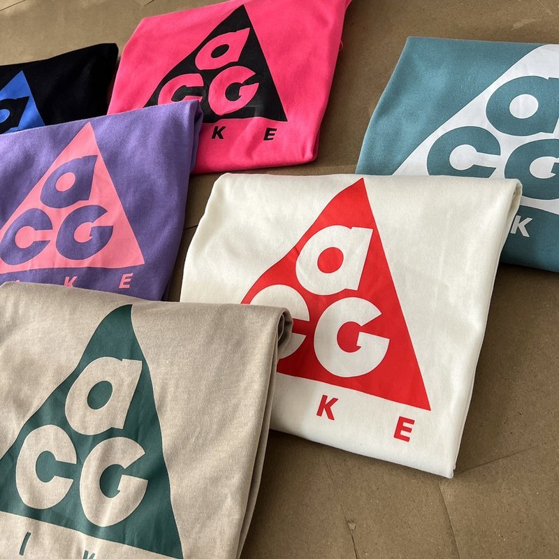 Лонгслив ACG Logo Inside Triangle Front "White" фото № 4
