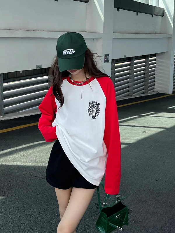 Лонгслив Chrome Hearts Color Sleeve "White/Red" фото № 6