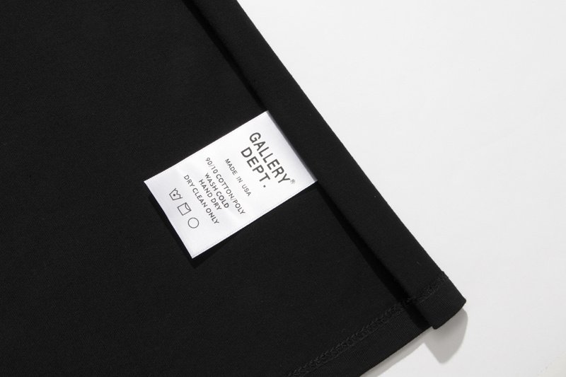 Лонгслив Gallery Dept WIth Text Logo "Black" фото № 5