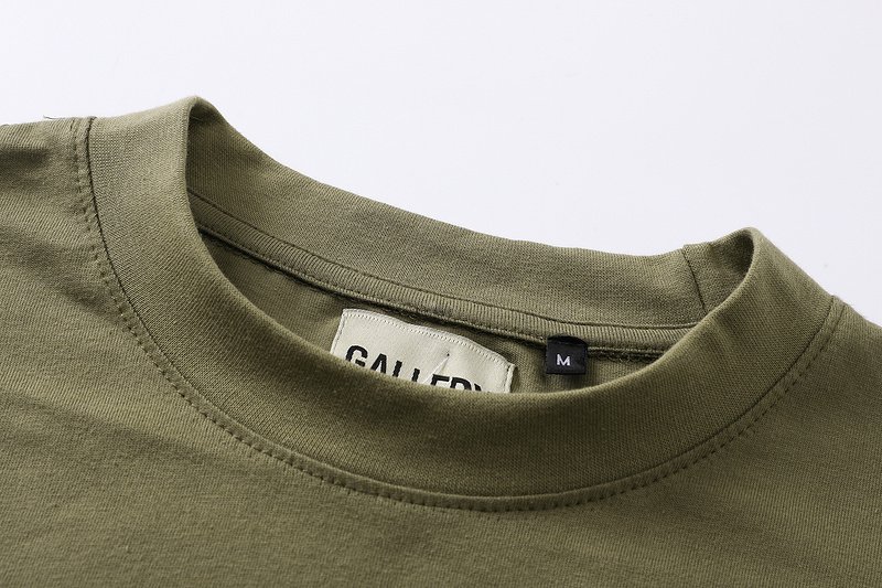 Лонгслив Gallery Dept Black Text Logo "Khaki" фото № 2