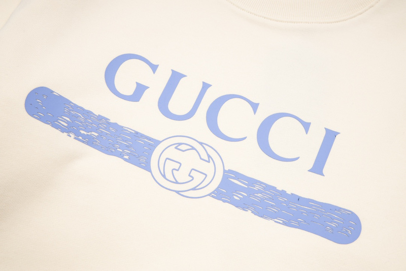 Лонгслив Gucci Belt Print With Logo "Cream" фото № 6
