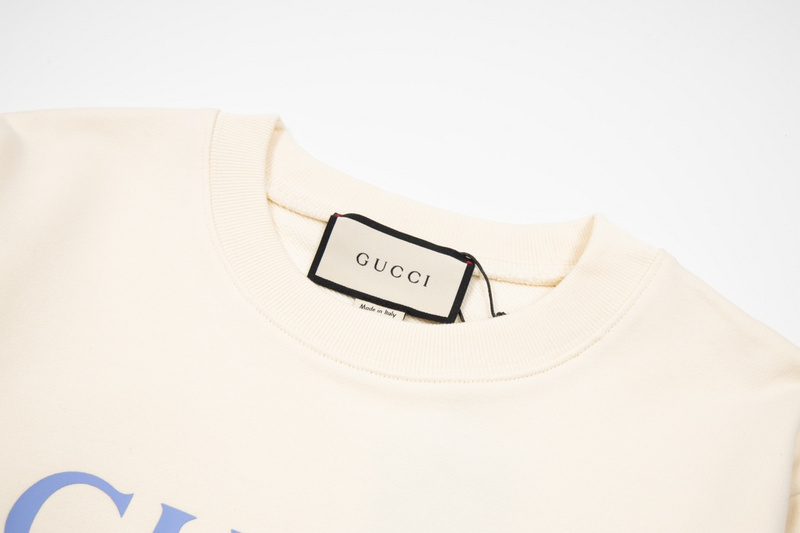 Лонгслив Gucci Belt Print With Logo "Cream" фото № 7