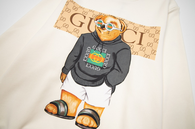 Лонгслив Gucci Bear In Clothes "White" фото № 5
