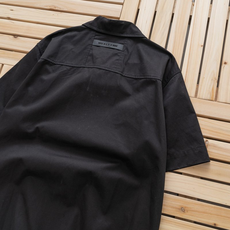 Поло Alyx With Logo - ZIP "Black" фото № 8