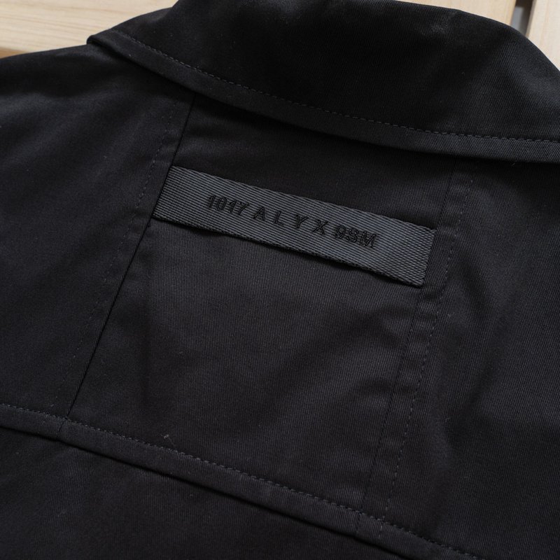 Поло Alyx With Logo - ZIP "Black" фото № 9