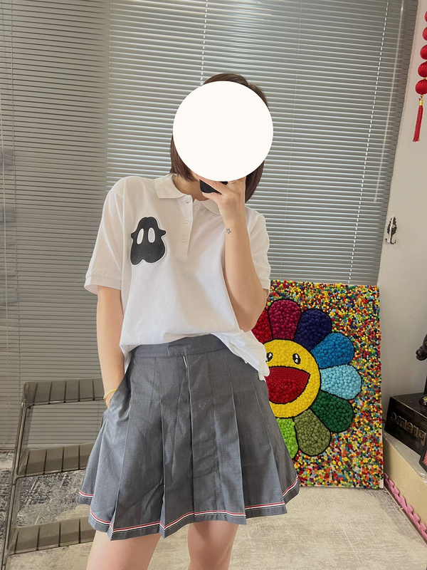 Поло Burberry Swincroft "White" фото № 9