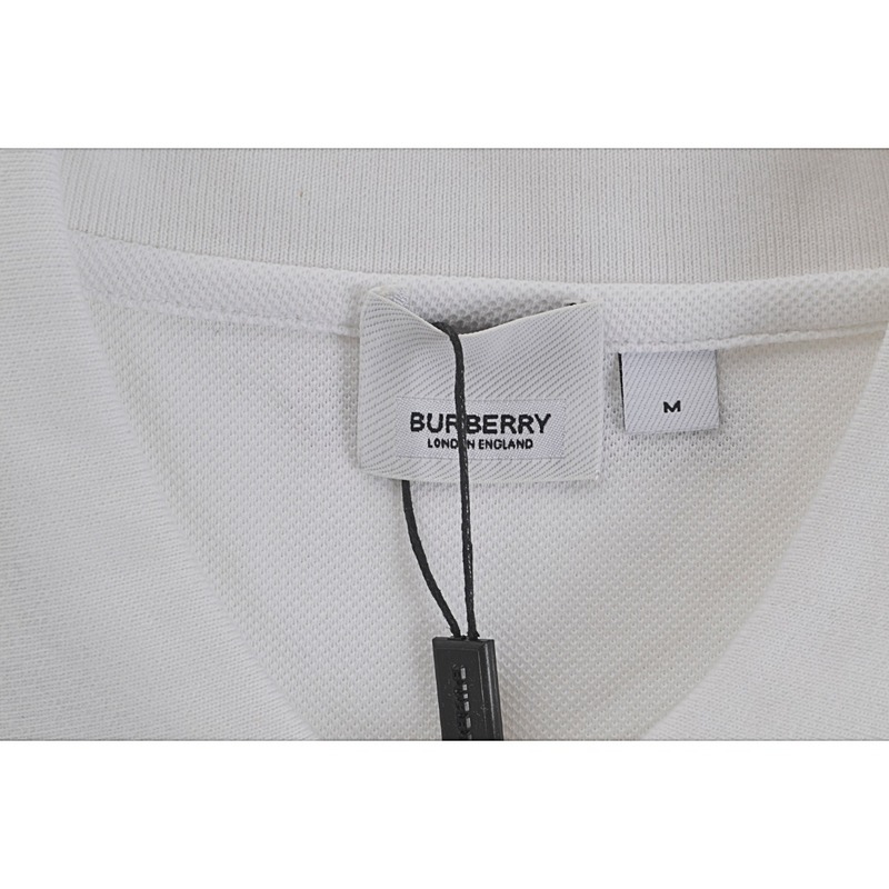 Поло Burberry Swincroft "White" фото № 4