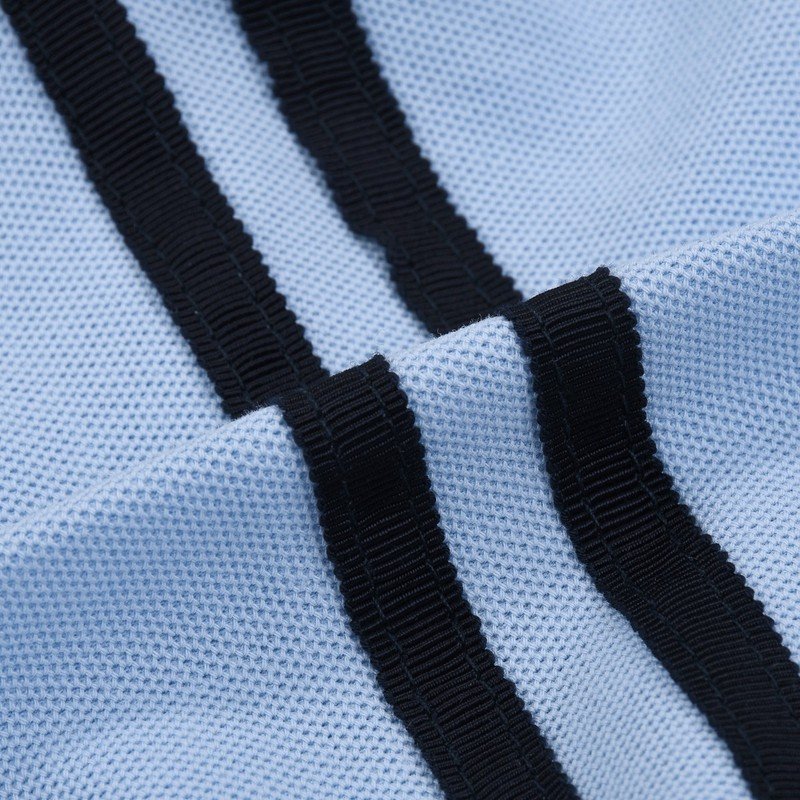 Поло Gucci X Adidas With Text Logo And Icon "Blue" фото № 4