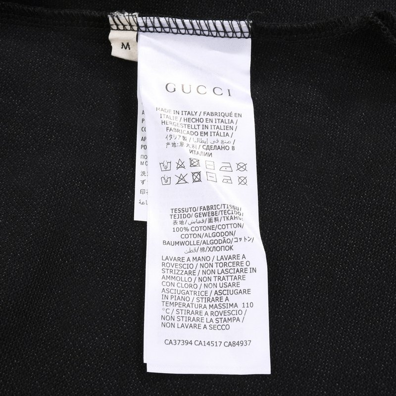 Поло Gucci With Green Stripes "Black" фото № 7