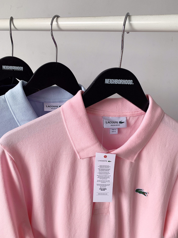 Футболка Lacoste Embroider Logos "Pink" фото № 4